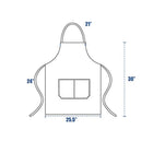 Adjustable Bib Apron With Pockets