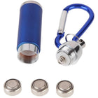 Mini Retractable Led Flashlight With Carabiner Clip