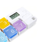7 Days Pill Dispenser Organizer with Reminder Alarm