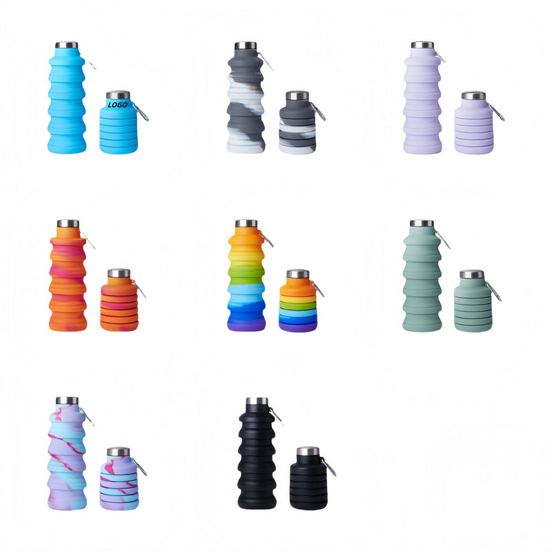 Silicone Folding Water Bottle Portable Expandable Mug
