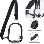 Mini Clear Sling Bag Clear Fanny Pack Chest Bag