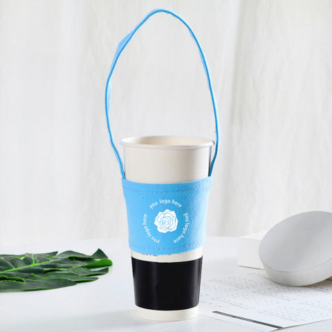 Reusable Cup Sleeve with Handle