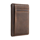 Simple Leather Slim Wallet Card Holder