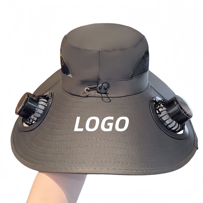 Solar Fan Hat Outdoor Fishing Sun Hat Rechargeable Model