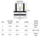 High Visibility Vest With Pocket Zipper