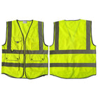 High Visibility Class 2 Vest with Pockets, ANSI - Compliant