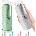 Square Collapsible Travel Water Bottles