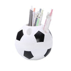 Football Shaped Plastic Pen Holder Soccer Shape Pencil Stand