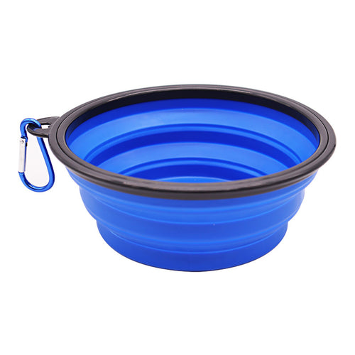 12 Ounces Dog Pet Folding Silicone Bowl