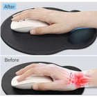 Ergonomic Mouse Pad With Gel Wrist Rest Support