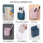 Wall-Mounted Mobile Phone Remote Control Storage Box
