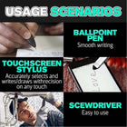 Functional Tool Pen With Mobile Phone Holder And Screwdriver