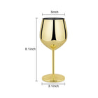 Stainless Steel Wine Glasses