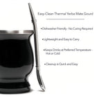 8oz Stainless Steel Mate Gourd Tea Cup