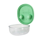 Hands-Free Snack Container With Finger Lid