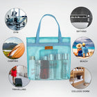 Outdoor Collapsible Portable Mesh Quick Dry Beach Shower Bag