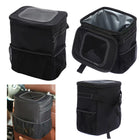 Car Trash Can With Lid & Storage Pockets