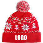 Acrylic Fiber Knitted Santa Hat
