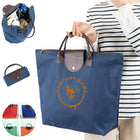 600D Oxford Cloth Folding Zipper Shopping Bag