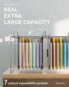 Expanding Hanging File Folders Legal Size 7 Pockets