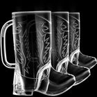 17Oz Cowboy Boot Plastic Drink Mugs