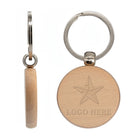 Custom Circular Wooden Keychain