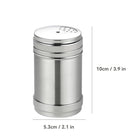Stainless Steel Seasoning Shaker With Top Rotatable Cover