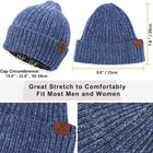 Knitted Hat Gloves Scarf Set