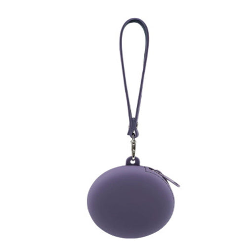Circular Silicone Earphone Pouch