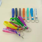 Printed Silicone Wristband Keychain
