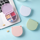 Portable 4-Compartment Dustproof Pill Organizer