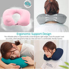 Inflatable Travel Neck Pillow Set