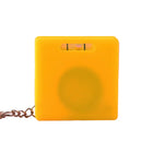 Square Measuring Tape Keychain With Level