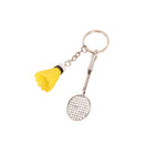 Badminton Keychain Pendant