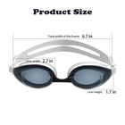 Wide View Anti Fog Leakproof Swim Goggles Adjustable Fit