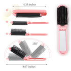 Foldable Makeup Mirror With Comb