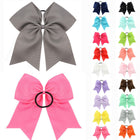 8" Cheer Bow Hair Tie, Ribbon Headband For Girls