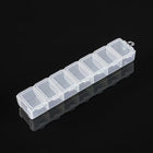 Seven-Compartment Transparent Pill Case