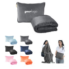Multifunctional 2-In-1 Throw Pillow Blanket