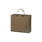 Metallic Laminated Shopping Tote