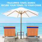 Silicone Towel Bands For Cruise Chairs Towel Clips