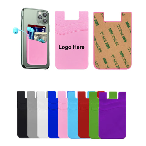 Silicone Dual Wallet Phone Holder