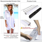 Vertical Retractable Roll Up Banner Stand Standing