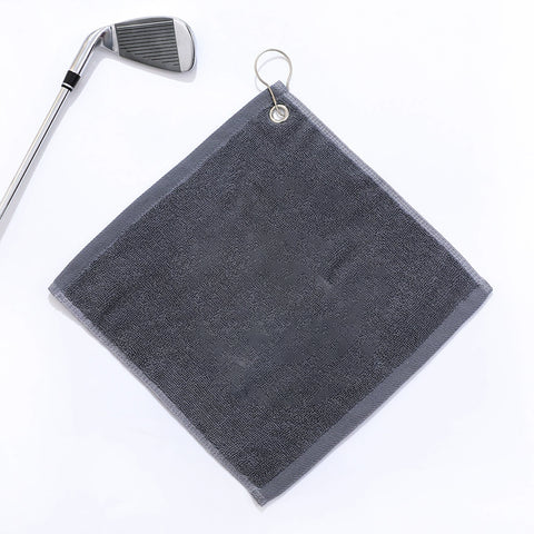 Pure Cotton Golf Towel With Hook