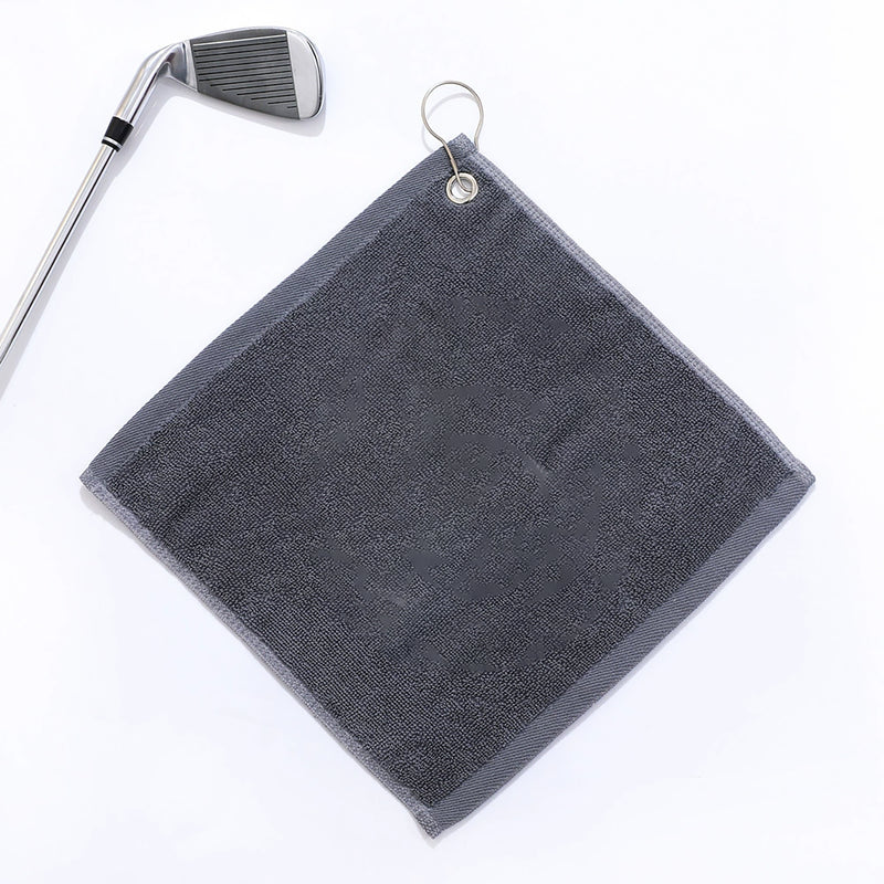 Pure Cotton Golf Towel With Hook
