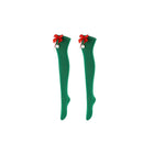 Christmas Bow Over-The-Knee Socks