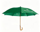 Custom Logo Auto Wooden Handle Business Umbrella