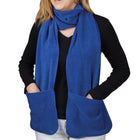 Cozy Fleece Wrap Shawl With Large Front Pockets