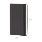 Classic Lined Faux Leather Notebook