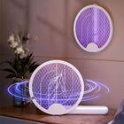 Electric Fly Swatter Racket Foldable 3000V